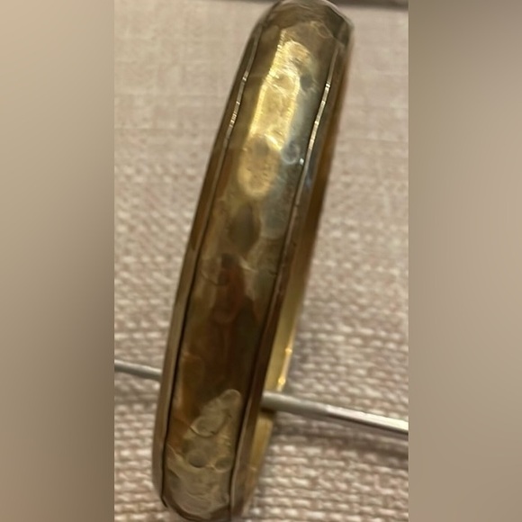 VTG : Copper Bangle Bracelet Patina Finish : Boho : Chic Style 8 inches - Picture 5 of 6